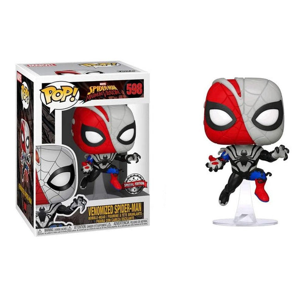 בובת פופ ונומייזד ספיידרמן - Funko Pop Venomized Spiderman 598 - צעצועים ילדים ודרקונים
