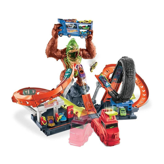 הוט ווילס מסלול גורילה אורות וצלילים - Hot Wheels - צעצועים ילדים ודרקונים