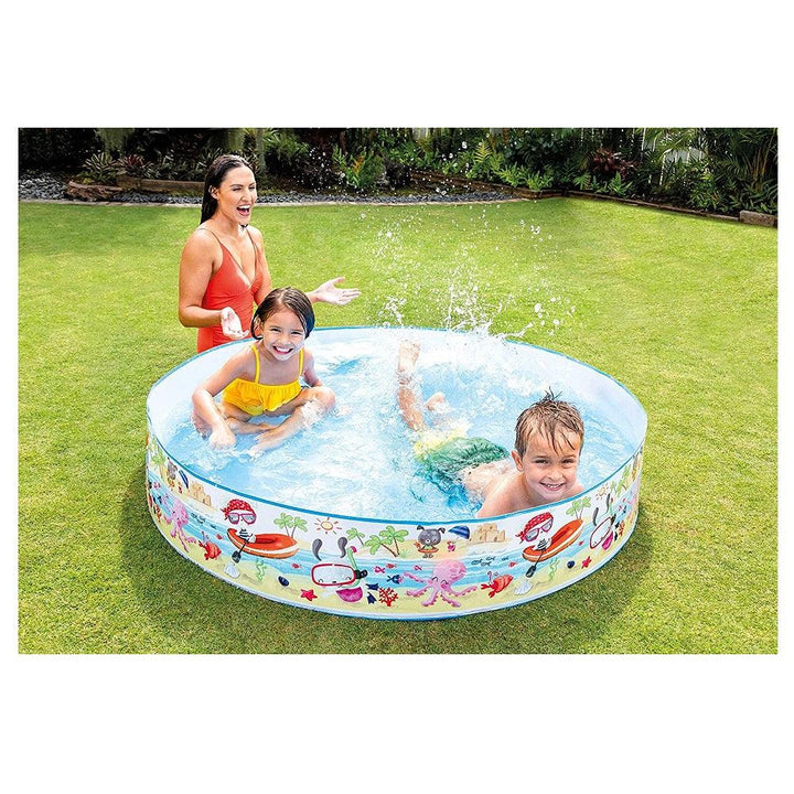 בריכת דופן קשיחה מבית INTEX - צעצועים ילדים ודרקונים