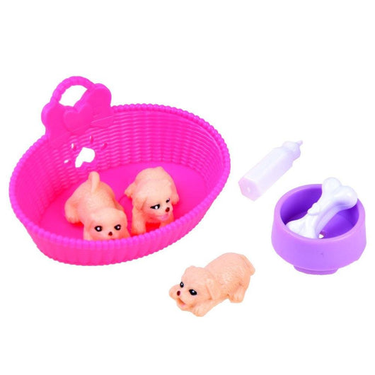 בובת קיקי עם כלבלבים - KIKI - צעצועים ילדים ודרקונים