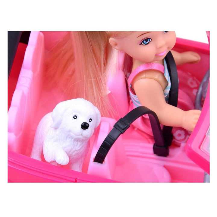 בובת קיקי עם מכונית - KIKI - צעצועים ילדים ודרקונים