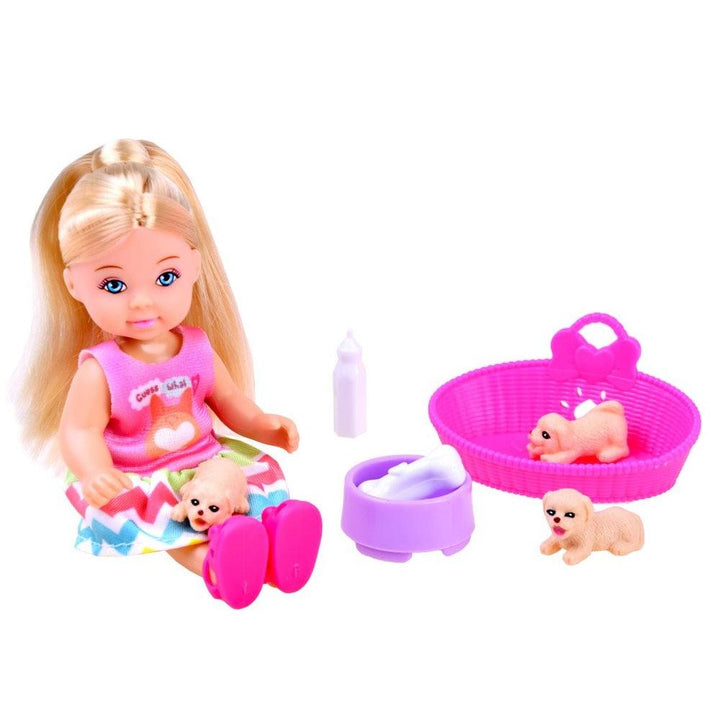 בובת קיקי עם כלבלבים - KIKI - צעצועים ילדים ודרקונים