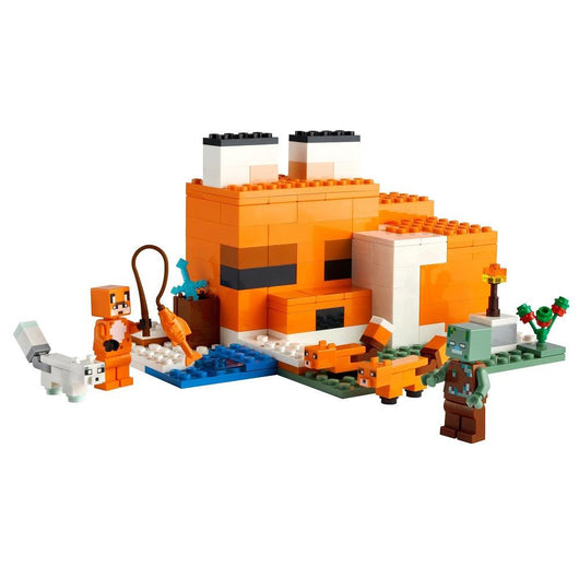 לגו מיינקראפט בקתת השועל (LEGO 21178 The Fox Lodge Minecraft) - צעצועים ילדים ודרקונים