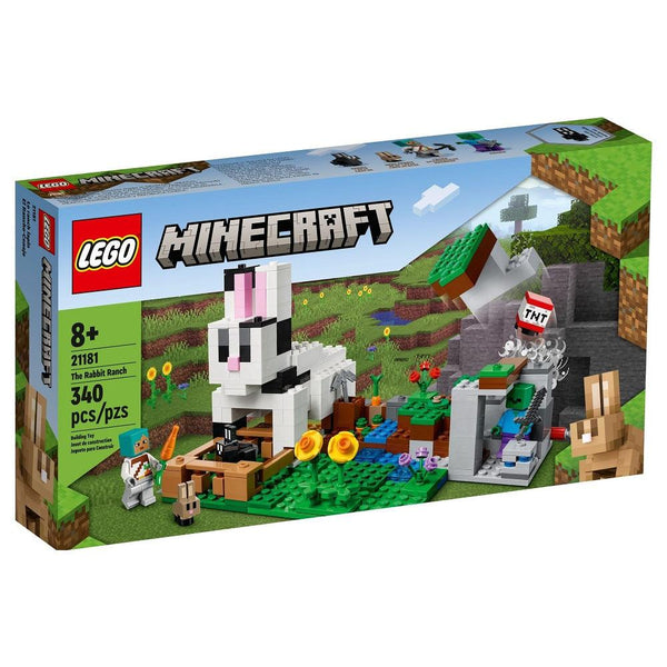 לגו מיינקראפט חוות הארנב (LEGO 21181 The Rabbit Ranch Minecraft) - צעצועים ילדים ודרקונים
