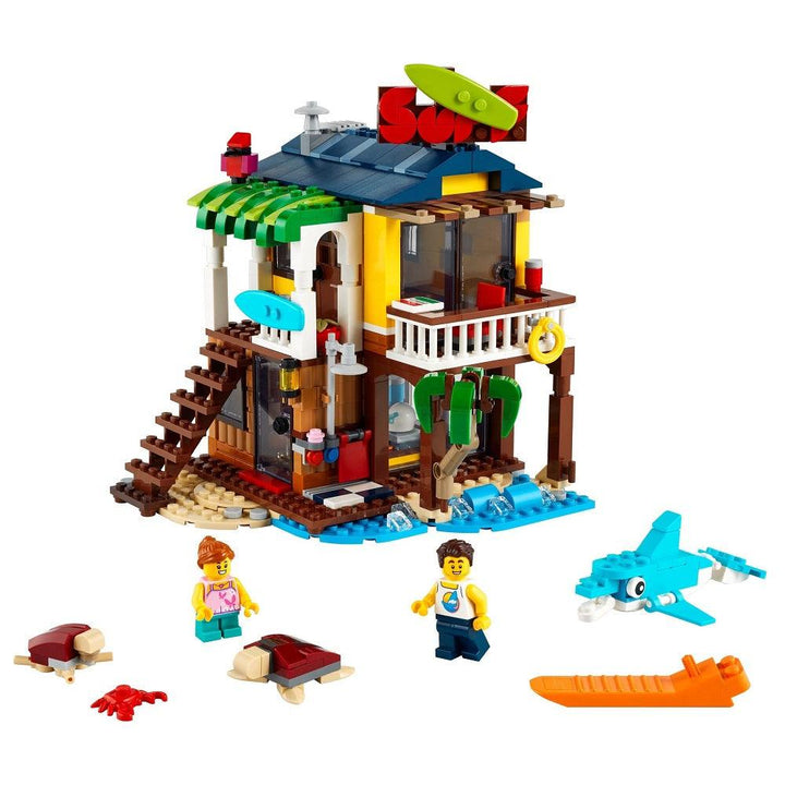 לגו קריאטור 31118 בית חוף לגולשים - LEGO 31118 Surfer Beach House (Creator) - צעצועים ילדים ודרקונים
