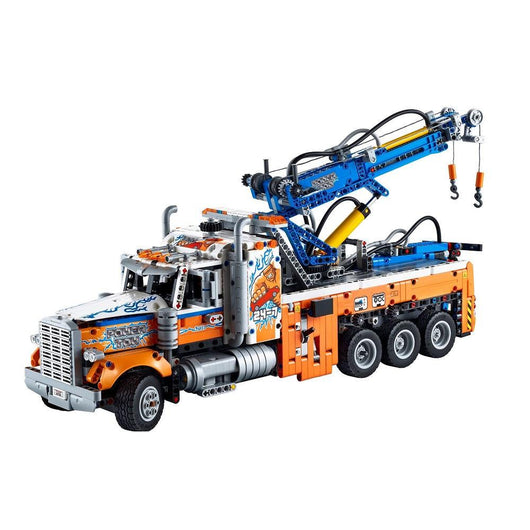 לגו טכניק משאית גרר כבדה (LEGO 42128 Heavy-Duty Tow Truck Technic) - צעצועים ילדים ודרקונים
