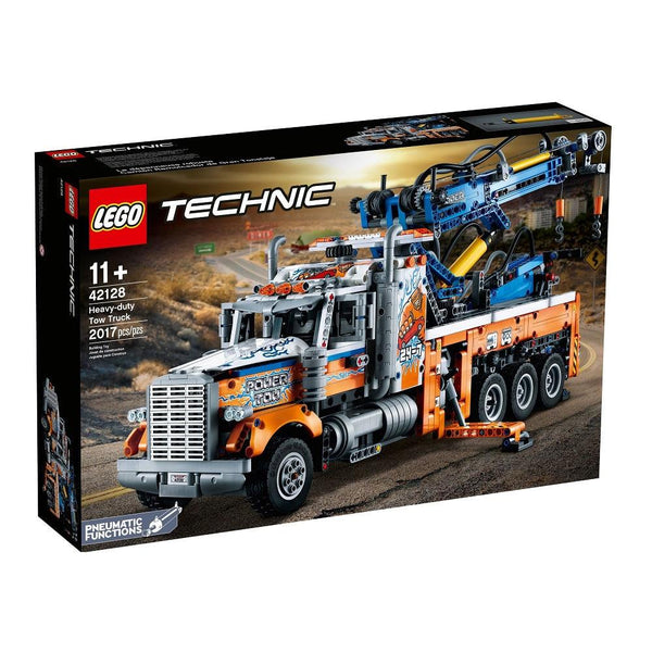 לגו טכניק משאית גרר כבדה (LEGO 42128 Heavy-Duty Tow Truck Technic) - צעצועים ילדים ודרקונים