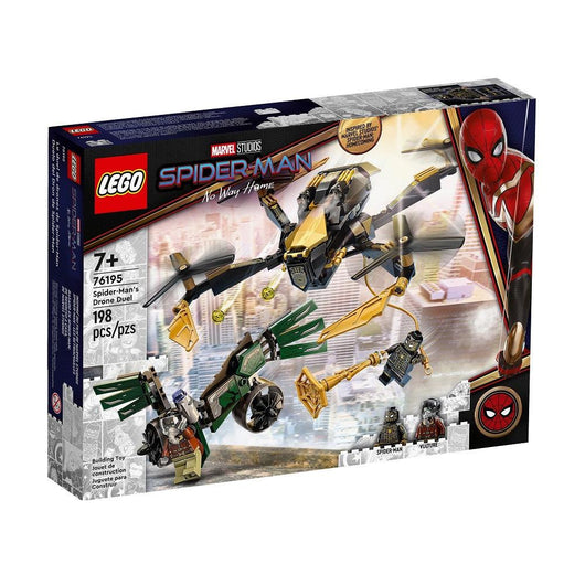 לגו ספיידרמן דו קרב הרחפנים (LEGO 76195 SpiderMan's Drone Duel) - צעצועים ילדים ודרקונים