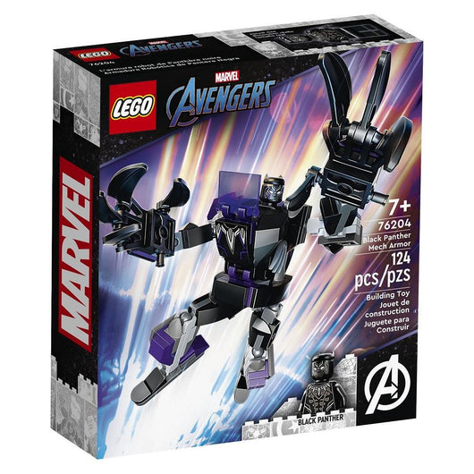 לגו מארוול רובוט משוריין של הפנתר השחור (LEGO 76204  Black Panther Mech Armor) - צעצועים ילדים ודרקונים