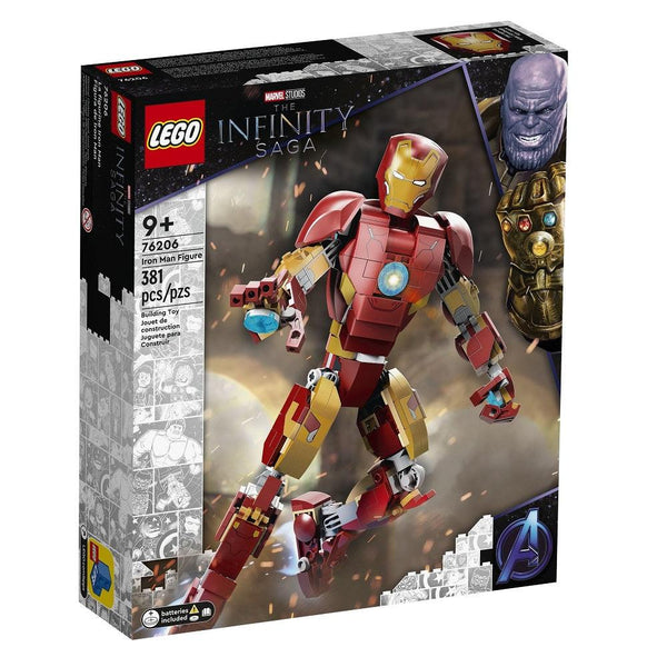 לגו מארוול דמות איירון מן (LEGO 76206 Iron Man Figure) - צעצועים ילדים ודרקונים