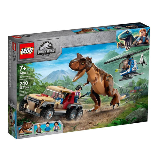 לגו מרדף אחרי דינוזאור הקרנוטאורוס (LEGO 76941 Carnotaurus Dinosaur Chase) - צעצועים ילדים ודרקונים