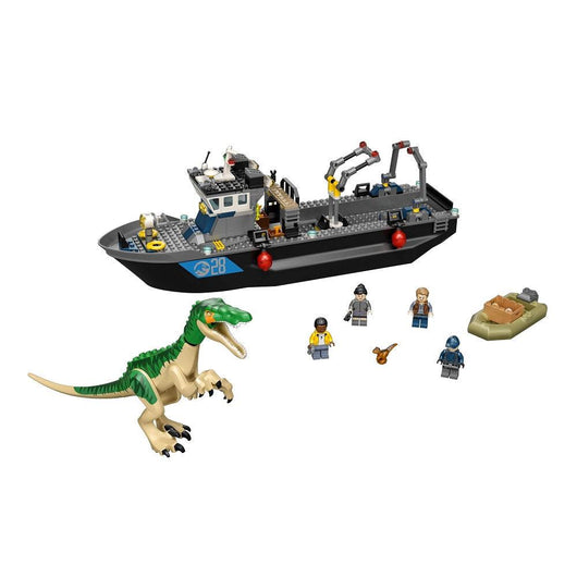 לגו הבריחה בספינה של דינוזאור הבאריוניקס (LEGO 76942 Baryonyx Dinosaur Boat Escape) - צעצועים ילדים ודרקונים
