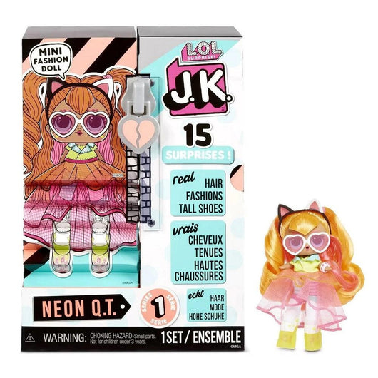 מיני בובת לול אופנה - LOL J.K NEON Q.T - צעצועים ילדים ודרקונים