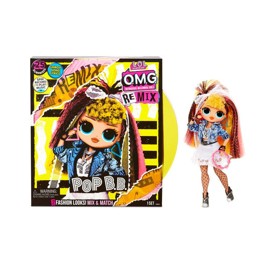 בובת לול אופנה רמיקס פופ ביבי- LOL OMG REMIX Pop B.B. - צעצועים ילדים ודרקונים