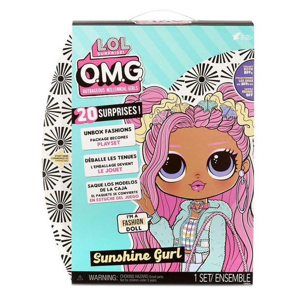 בובת לול אופנה - LOL OMG Sunshine Gurl - צעצועים ילדים ודרקונים