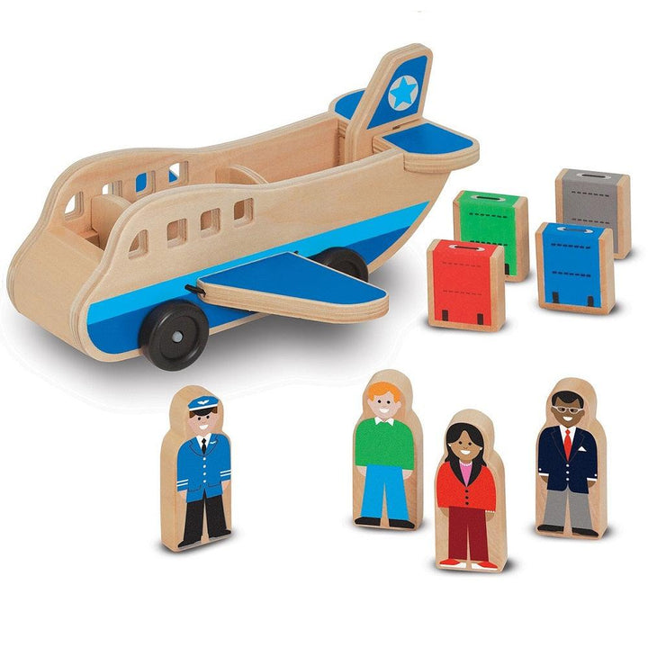 מטוס מעץ מבית Melissa and Doug - צעצועים ילדים ודרקונים