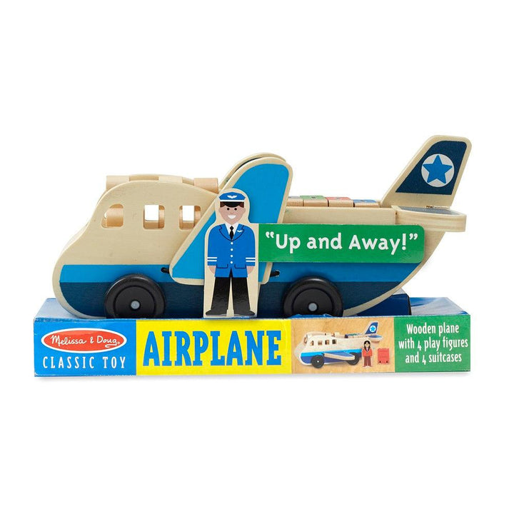 מטוס מעץ מבית Melissa and Doug - צעצועים ילדים ודרקונים