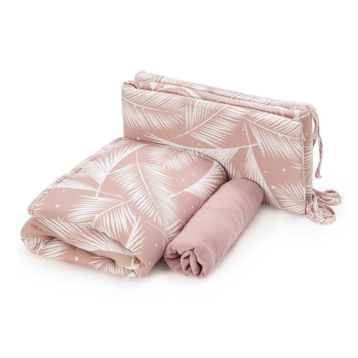 סט מצעים למיטת תינוק טרופי לילך Nino - צעצועים ילדים ודרקונים