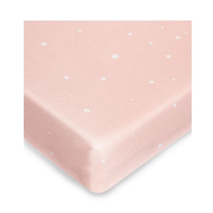 סדין כותנה לעריסה גלקסי ורוד - Nino - צעצועים ילדים ודרקונים