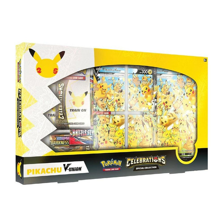 מארז קלפי פוקימון האיחוד של פיקאצ'ו - Pokemon Pikachu V-Union Celebrations Special Collection - צעצועים ילדים ודרקונים