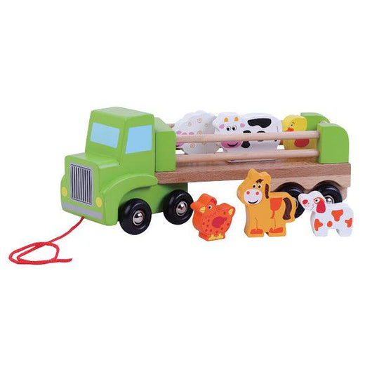 משאית הכפר מעץ - Pit Toys - צעצועים ילדים ודרקונים