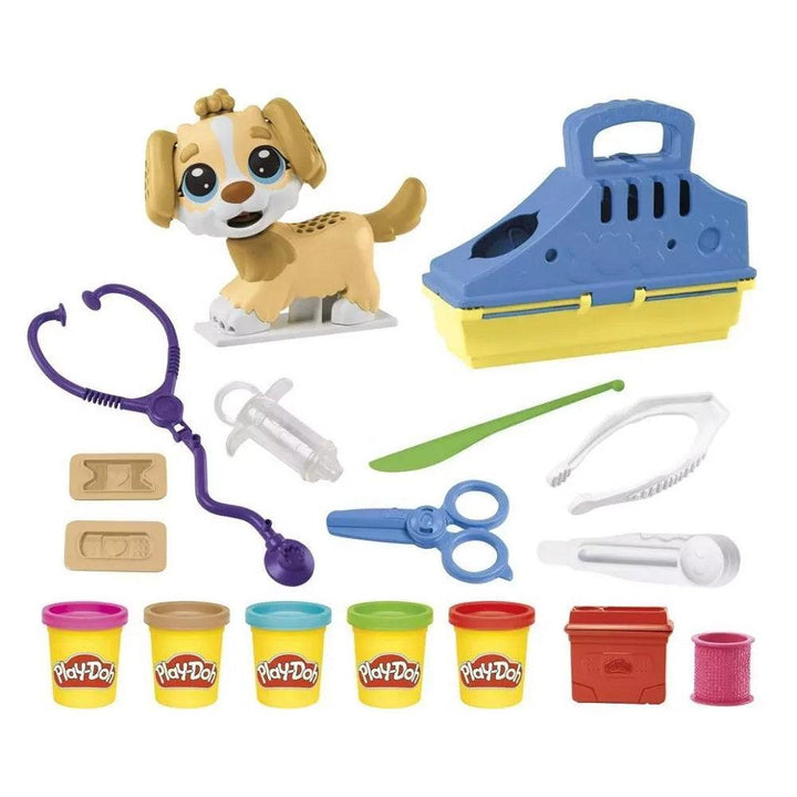פליידו - מזוודת וטרינר וכלבלב - Play-Doh (Hasbro) - צעצועים ילדים ודרקונים