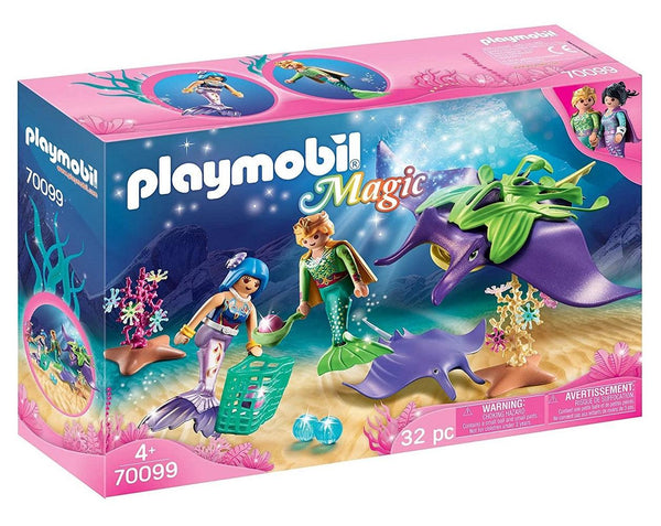 Playmobil - פליימוביל 70099 מלקטת הפנינים ומנטה ריי - צעצועים ילדים ודרקונים