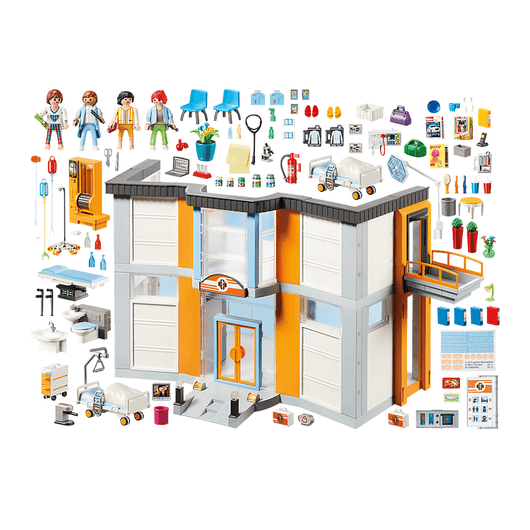 Playmobil - פליימוביל 70190 בית חולים גדול - צעצועים ילדים ודרקונים