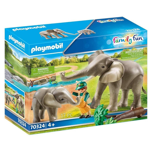 פליימוביל 70324 גן חיות עירוני: בית הגידול של פילים - Playmobil - צעצועים ילדים ודרקונים