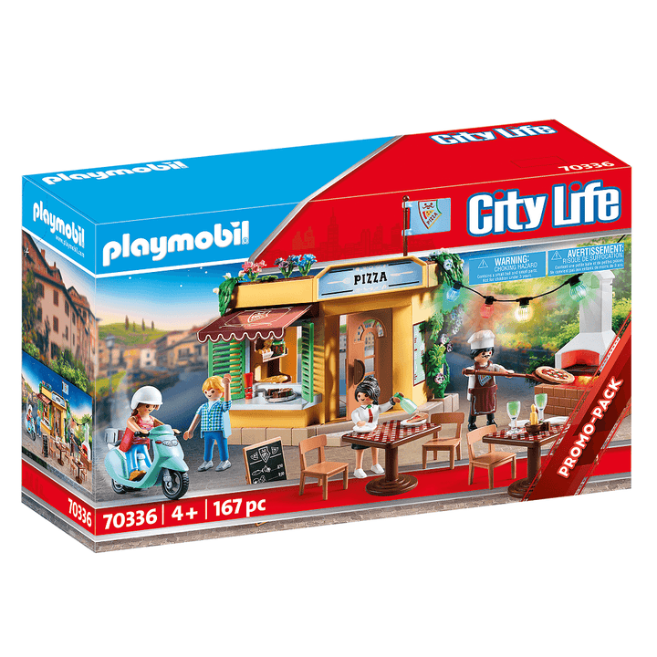 Playmobil 70336- פליימוביל 70336 החיים בעיר פיצרייה - צעצועים ילדים ודרקונים
