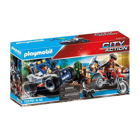 Playmobil 70570 - פליימוביל 70570 מרדף משטרתי שוטר ברכב שטח וגנב תכשיטים - צעצועים ילדים ודרקונים