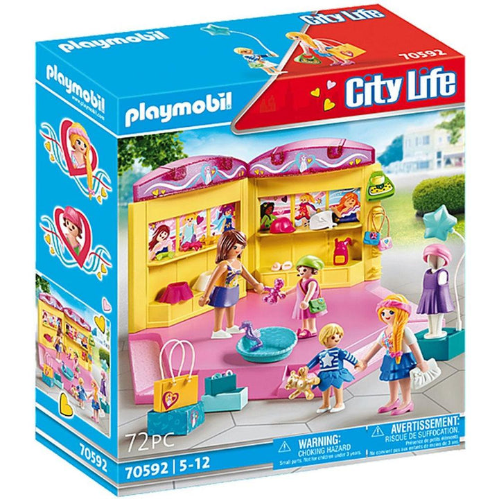 Playmobil פליימוביל 70592 "שופינג בעיר: בוטיק אופנה לילדים" - 70592 - צעצועים ילדים ודרקונים