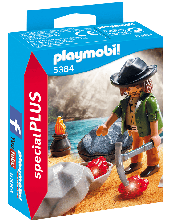Playmobil פליימוביל צייד אבני חן 5384 - פליימוביל - צעצועים ילדים ודרקונים