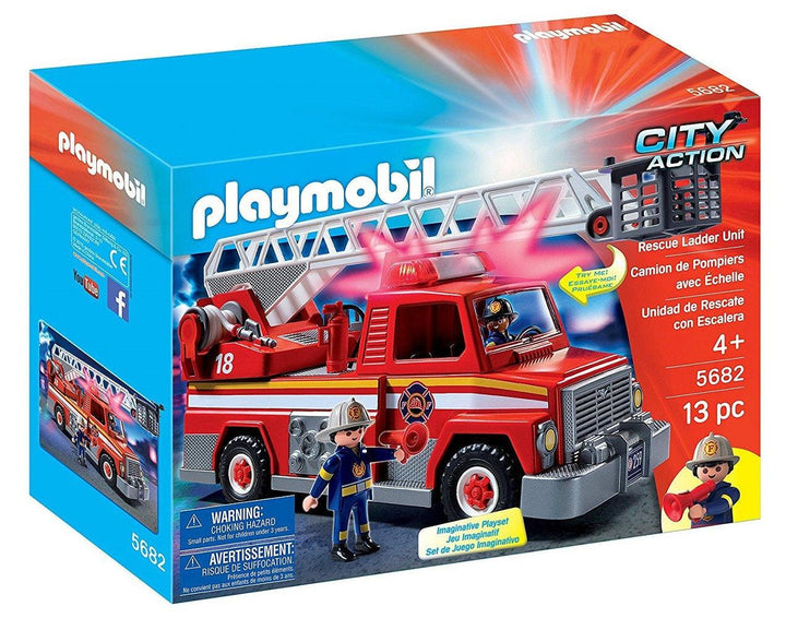Playmobil פליימוביל רכב מכבי אש 5682 - פליימוביל - צעצועים ילדים ודרקונים