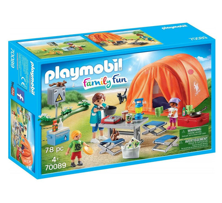 Playmobil פליימוביל 70089 טיול מחנאות משפחתי - 70089 - צעצועים ילדים ודרקונים