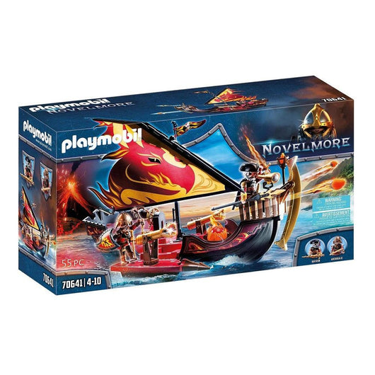 Playmobil פליימוביל 70641 ספינת האש של שודדי בורנהאם - 70641 - צעצועים ילדים ודרקונים
