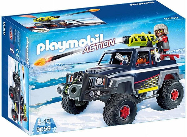 Playmobil פליימוביל 9059 - פיראטי הקרח עם משאית השלג - 9059 - פליימוביל - צעצועים ילדים ודרקונים