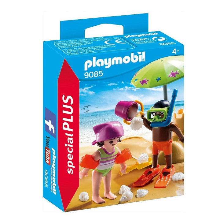 Playmobil 9085 - פליימוביל ילדים בחוף הים - פליימוביל - צעצועים ילדים ודרקונים