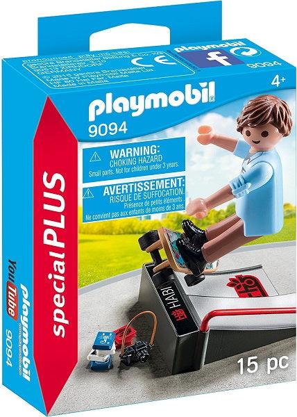 Playmobil פליימוביל סקייטבורד ורמפה 9094 - פליימוביל - צעצועים ילדים ודרקונים
