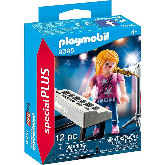 Playmobil פליימוביל זמר עם אורגן 9095 - פליימוביל - צעצועים ילדים ודרקונים