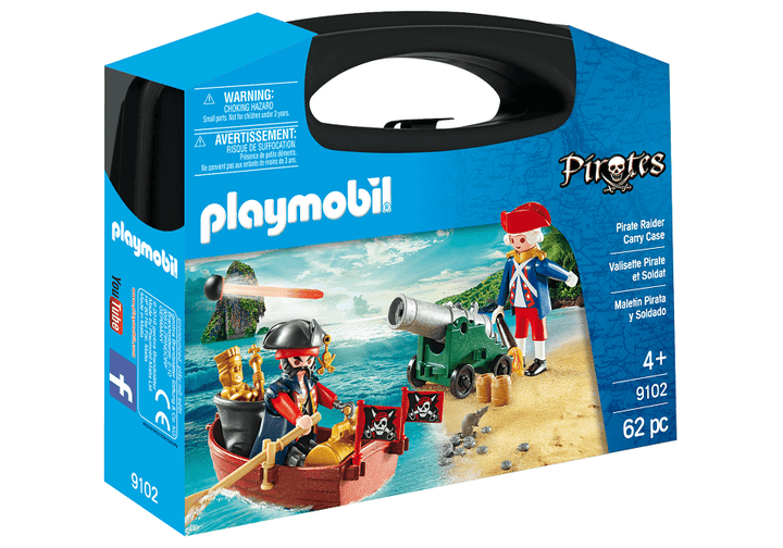 Playmobil פליימוביל מזוודת פיראטים - 9102 - פליימוביל - צעצועים ילדים ודרקונים