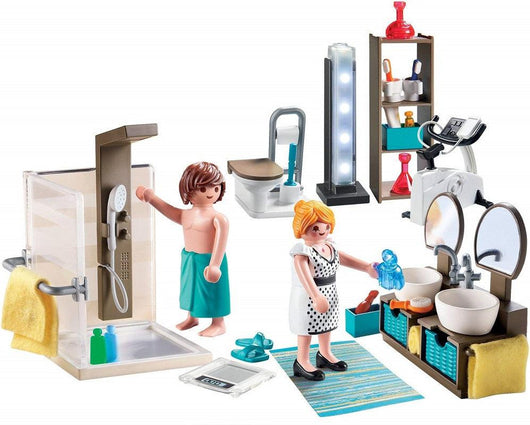 Playmobil פליימוביל חדר אמבטיה חדש - 9268 - פליימוביל - צעצועים ילדים ודרקונים