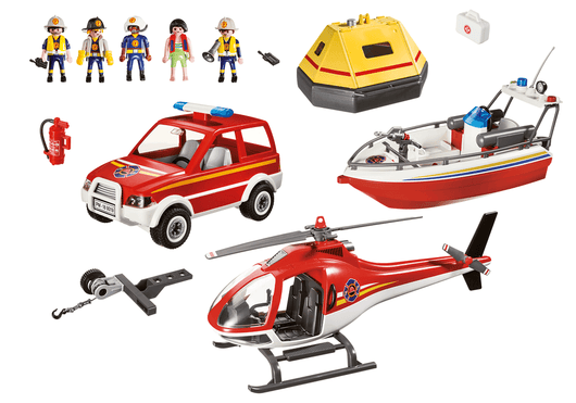Playmobil 9319 - פליימוביל 9319 יחידת חילוץ והצלה - פליימוביל - צעצועים ילדים ודרקונים