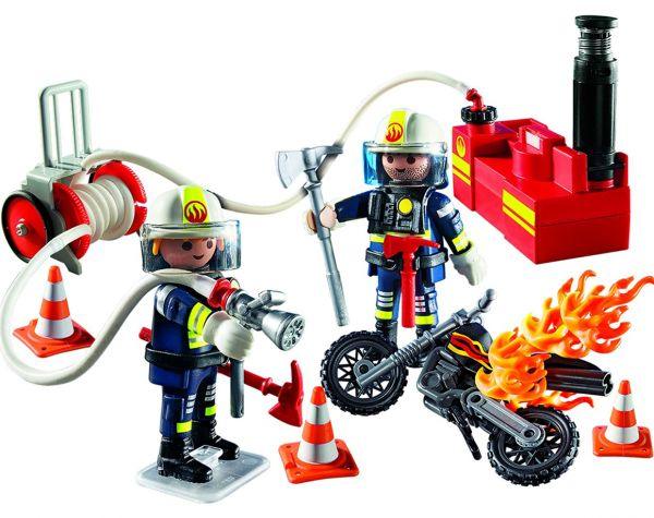פליימוביל 5365 - לוחמי האש ומשאבת מים - playmobil 5365 - צעצועים ילדים ודרקונים