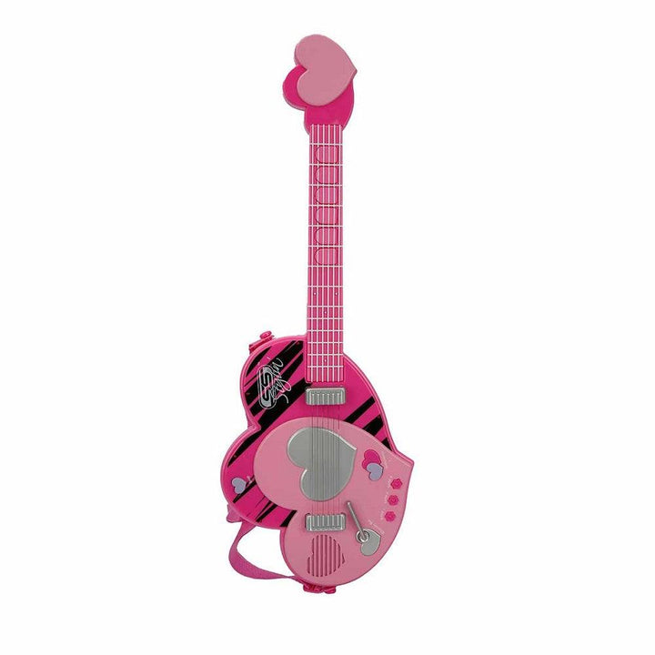 גיטרה חשמלית ורודה - SS MUSIC - צעצועים ילדים ודרקונים
