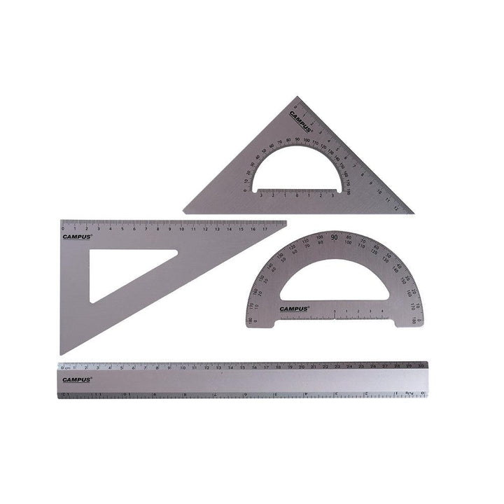 סט הנדסה גדול אלומיניום כסף - צעצועים ילדים ודרקונים