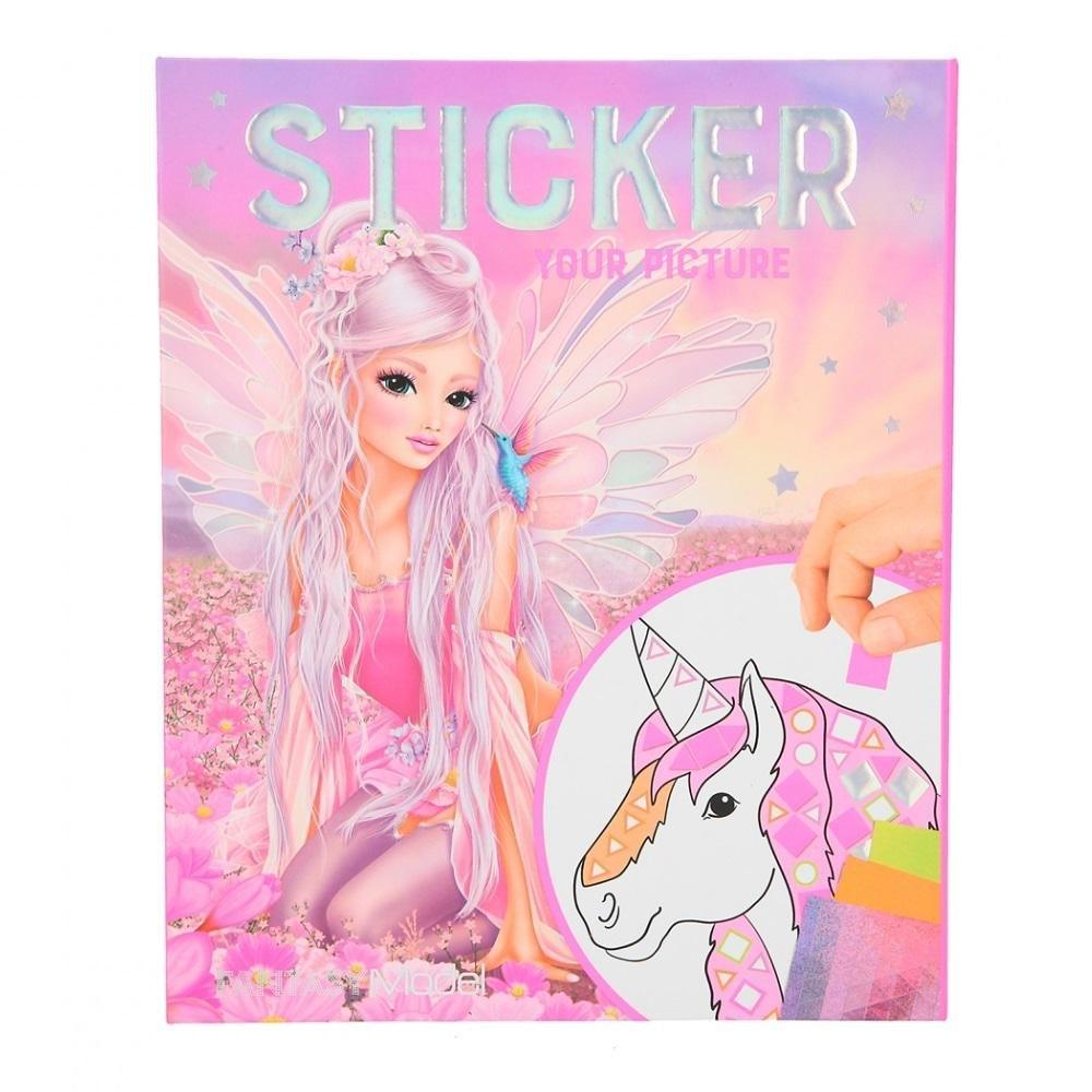 Model Sticker Book TopModel - חוברת מדבקות עיצובי פנטזיה – צעצועים ילדים ודרקונים
