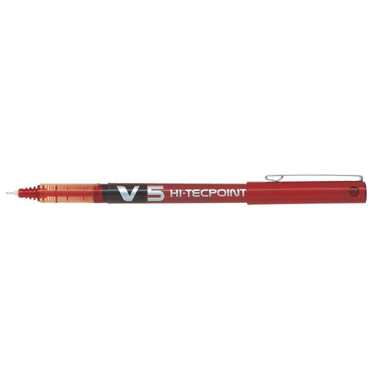 עט טכפוינט V5 אדום - PILOT - צעצועים ילדים ודרקונים