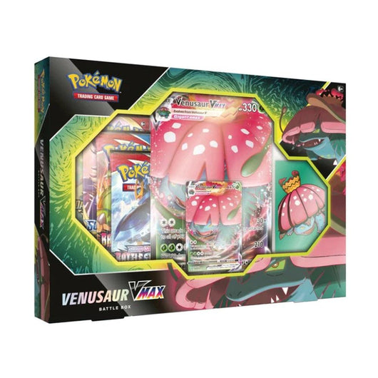 מארז קלפי פוקימון ונוסאור ערכת קרב - Venusaur VMAX Battle Box - צעצועים ילדים ודרקונים