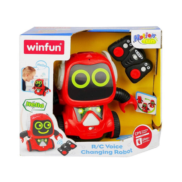 רובוט מקליט עם שלט - WinFun - צעצועים ילדים ודרקונים